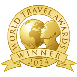 Logo for world travel awards in 2024